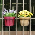 thumbnail image 5 of Leurs Ronds Suspendus en Fer, 5 Pcs pour Pots de Plantes, Support de Jardinière Rond pour Balcon, Jardin, Clôture, Intérieur et Extérieur, 5 of 5