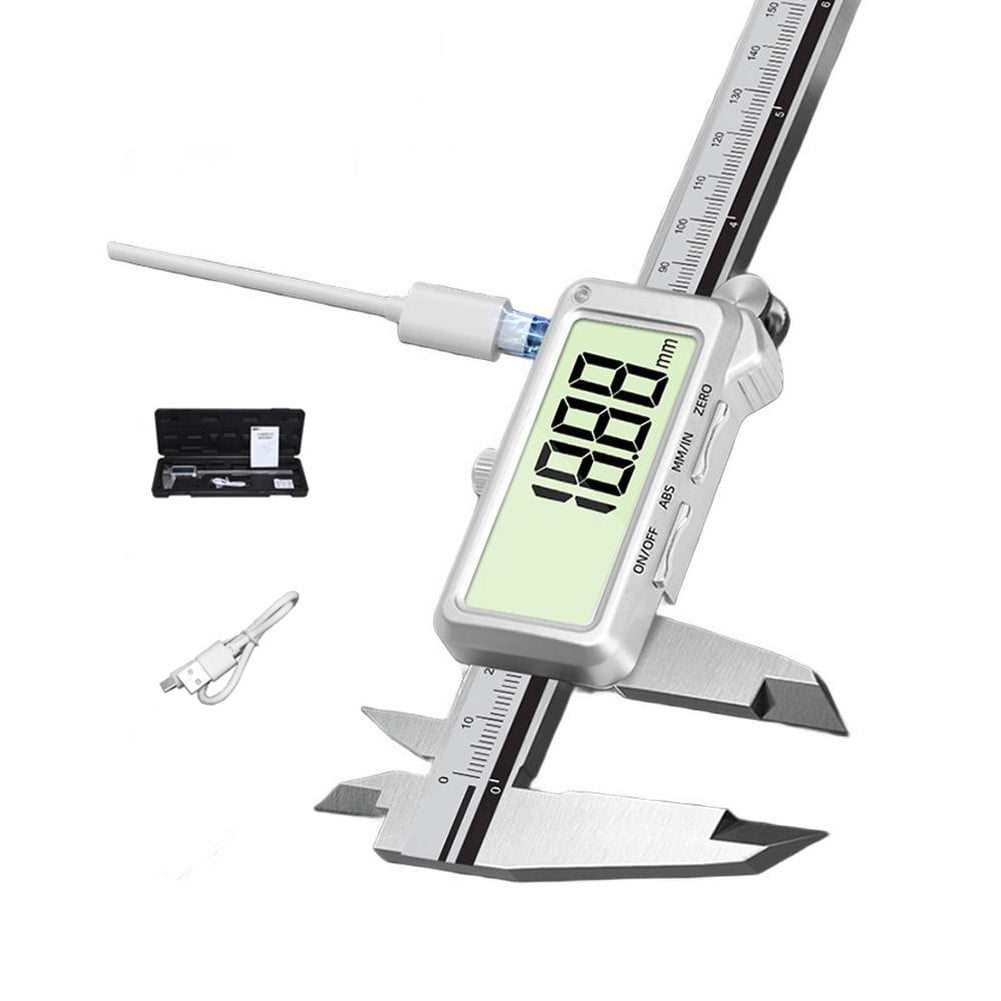 Rechargeable Digital Vernier Caliper: High for Precision Measurements with USB-C