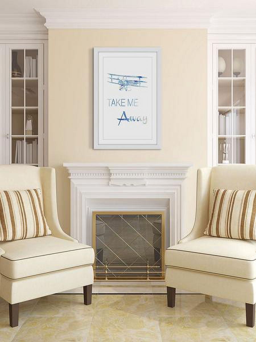 "Take Me Away" Framed Painting Art Print, 20" x 1.5"