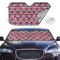 thumbnail image 2 of Kdxio Hearts And Lines Print Windshield Sun Shade,UV Rays and Sun Heat Protection,Sunshade for Car Windshield,Car Shade Front Windshield - Medium, 2 of 5