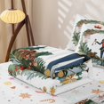 thumbnail image 5 of Erosebridal Winter Xmas Wreath Zipper Twin Comforter Sets with Fitted Sheet and 2 Pillowcases for Girls, Nutcracker Soldier Print Zipper Bedding Set, Christmas Reversible, 4-Piece, 5 of 7