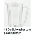 thumbnail image 5 of Mainstays 6-Speed Blender with 48 Oz Jar and 500W Motor, Arctic White, 5 of 9