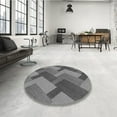 thumbnail image 3 of Ahgly Company Indoor Rectangle Patterned Black Cow Black Area Rugs, 6' x 9', 3 of 6