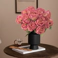 thumbnail image 6 of Artificial Rose Flowers Multicolors Optional ,Lifelike 11.4in Roses for Valentine's Day, Home, Bedroom & Gift Decoration, 6 of 6