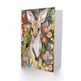 thumbnail image 2 of Artery8 Greeting Card Cute Baby Kangaroo with Vibrant Spring Flowers For Her Woman Birthday Card, 2 of 3