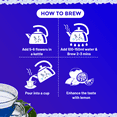 thumbnail image 6 of Danodia Foods Blue Pea Tea With Wild Hibiscus, Herbal Tea Blend, 6 of 7
