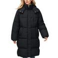 thumbnail image 4 of Pyhlmscde Women's Casual Mid Long Waisted Thick Warm Puffer Coat, Puffer Jacket Womens, Winter Clothing for Women, Winter Coats for Women, 4 of 6