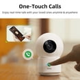 thumbnail image 4 of General 2K Security Camera Indoor, Baby Monitor Pet Camera 360-Degree for Home Security with 2.4 GHz Wi-Fi Router, One-Touch Call, Smart Motion Tracking, IR Night Vision, Compatible with Alexa, 4 of 8