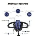 thumbnail image 3 of Wdidi Max Powered Mobility Scooters For Adults Mobility Scooters For 300 lbs Foldable Handicap Mobility Scooter, Blue, 3 of 7
