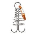 thumbnail image 2 of Wosthever 20 piezas de clavijas de anclaje de cubierta retráctiles con Clips de mosquetón estacas de tienda accesorios de dosel suministros al Escalada Oro (tipo gancho), 2 of 6