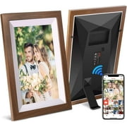 10.1 Inch 16GB Smart Digital Picture Frame, Danish Design Frameo App Send Photos or Small Videos from