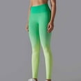 thumbnail image 5 of Elainilye Fashion Womens Leggings High Waisted Stretch Yoga Leggings Fitness Running Pants Full Length Athletic Pants Yoga Pants,Green, 5 of 8