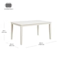 thumbnail image 2 of Better Homes & Gardens Bankston Dining Table, White, 2 of 11