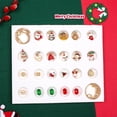 thumbnail image 3 of Conjunto de pulseras de calendario de cuenta regresiva de 24 días de Navidad, pulsera DIY creativa, tema de Festival para niñas pequeñas, adultos, principiantes, 3 of 4