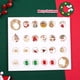 thumbnail image 3 of Conjunto de pulseras de calendario de cuenta regresiva de 24 días de Navidad, pulsera DIY creativa, tema de Festival para niñas pequeñas, adultos, principiantes, 3 of 4