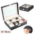 thumbnail image 2 of Ktaxon PU Leather 10 Slots Wrist Watch Display Box Storage Holder Organizer Case, 2 of 6