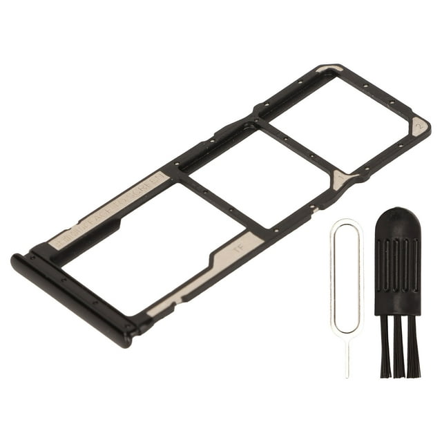 SIM Card Tray Holder, Easy Installation SIM Card Slot Tray Perfect Fit Plastic Stable Performance For Repair Black,Blue