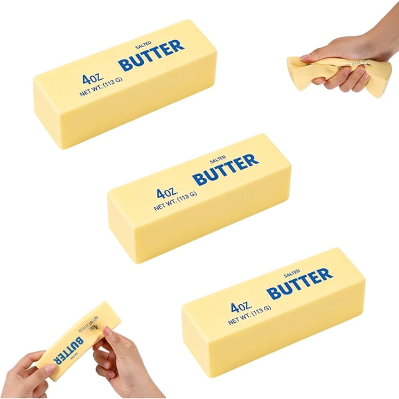 Movelyn 3pcs Squeeze Butter Stick Squishy Toy