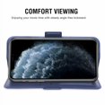 thumbnail image 3 of Iphone 11 Pro Max Cover, Shockproof Mobile Phone Cover Rfid Protection 3 Card Slots Magnetic Closure Stand Function, Protective Cover Compatible with Iphone 11 Pro Max 6.5 - Blue, 3 of 7