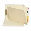 Smead(R) End-Tab File Folders With Antimicrobial Product Protection And 1 Fastener, Straight Cut, 9 1/2in. x 12 1/4in., Pack Of 50