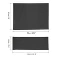 thumbnail image 2 of Uxcell Director Chair Accessories Set Artist Chair Canvas Replacement Kit, Black, 2 of 6
