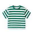 thumbnail image 5 of Zanarzt Toddler Boy T Shirts Cotton Boys Shirts Short Sleeve Shirts for Boys Cotton T Shirts Kids Toddler Tshirts Tees Clothes Summer Tops Green,13-14 Years, 5 of 5