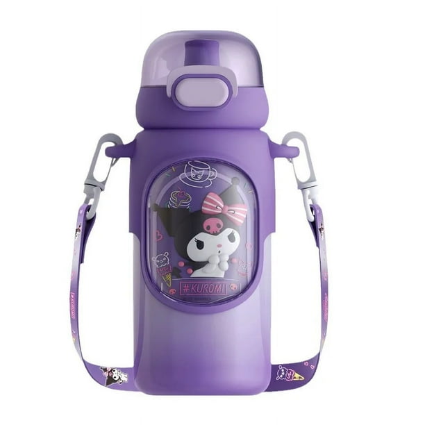 Girl Straw Kettle Crossbody Stainless Steel Kawaii 500ml Sanrio