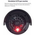 thumbnail image 3 of Apuakthei 2 cámaras falsas de vigilancia cámara simulada con LED infrarrojo intermitente rojo, cámara falsa cámara de seguridad CCTV, 3 of 5