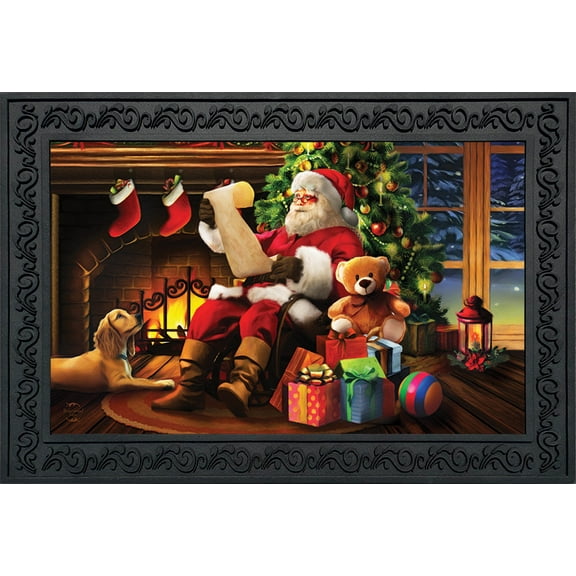 Briarwood Lane Naughty or Nice Christmas Doormat