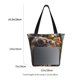 thumbnail image 3 of Disketp Pug Wearing Sunglasses Flowers Bolsa de Hombro Casual para Mujer, Bolso Cruzado para Compras, Viajes y Uso Diario, 3 of 6