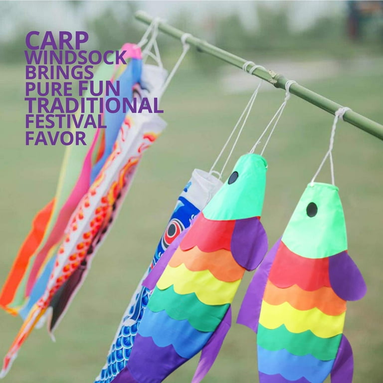 【国内正規品】 Anley 40-Inch Carp Windsock - Rainbow Koi Gold Fish Wind その他