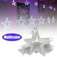 thumbnail image 1 of Cortina Lámpara Navidad Estrella Cortina Luces Luces Decorativas 220V Luz yeacher  luz, 1 of 7