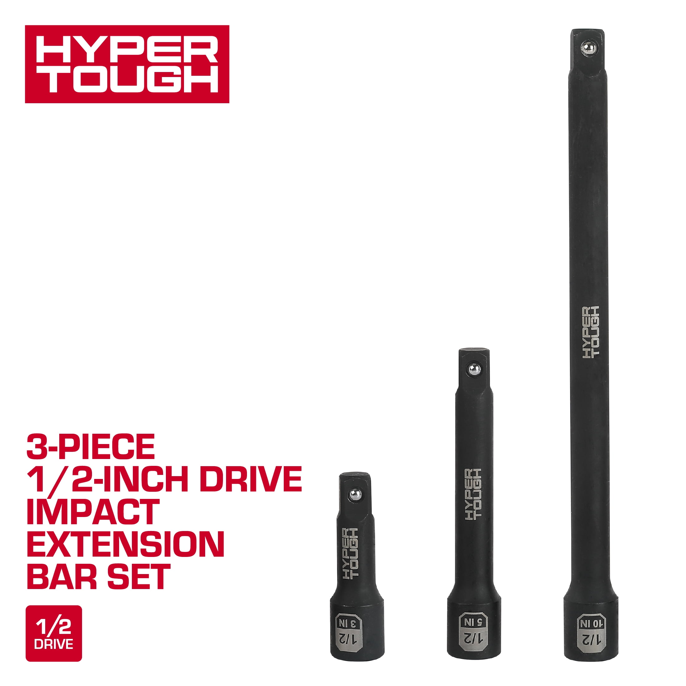 Hyper Tough 9-Piece 3/8-Inch Drive Star Socket Set for Automotive