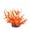 Orange, variant on Roiihwy Soft Plastic Handmade Fake Sea Branch With Base For Aquarium, Decor For Saltwater Tank And Coral Reef, Blue