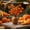 Orange, variant on Artificial Maple Leaves Stems, Autumn Fall Maple Leaf Branches Autumn Leaf Floral Picks for Christmas Halloween Home Decoration