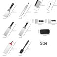 thumbnail image 2 of BBQ Stainless Steel Barbecue Tool Set Tomato Sauce Bottle Roasting Set Iron Plate Barbecue Utensils 8PC, 2 of 8