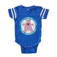 thumbnail image 1 of CafePress - FIN Hippopotamus For Hanukkah Baby Football Bodysu - Cute Infant Baby Football Bodysuit, 1 of 1