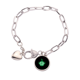 thumbnail image 1 of Junto con la tierra, compartir la naturaleza Pulsera de cadena de corazón joyería encanto moda, 1 of 3