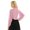 Pink, variant on MSemis Womens Shawl Open Front Bolero Shrugs Jacket Cardigan