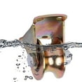thumbnail image 6 of AFQH U-shaped track pulley wire rope angle iron pulley galvanized color steel pulley, 6 of 7