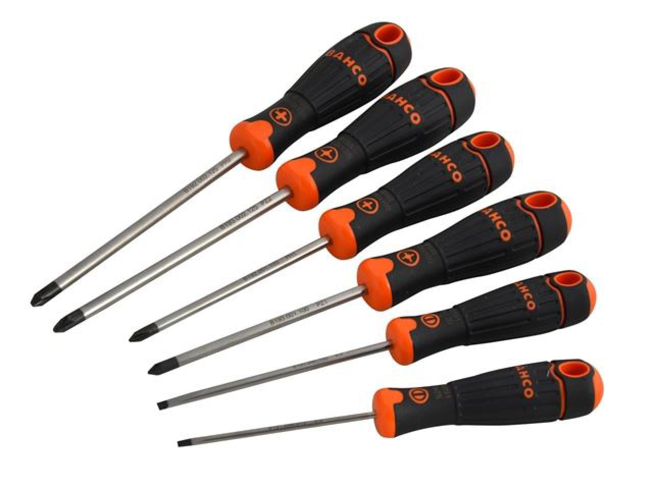 Bahco Bahco BAHCOFIT Screwdriver Flared Slotted Tip 8.0 x 175mm 