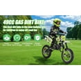 thumbnail image 2 of Dapmiu 49CC 2-Stroke Improved Dirt Bike&nbsp;- Redesigned Frame & Exhaust System, Waterproof Ignition & Smooth Disc Brakes, Green, 2 of 8