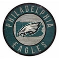 thumbnail image 2 of Fan Creations Philadelphia Eagles Wood Sign 12 Inch Round State Design, 2 of 3