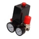 thumbnail image 2 of Uadme Válvula De Control De Presión del Compresor De Aire, Interruptor De Presión del Compresor De Aire Controlador De Válvula De Control Automático De 4 Vías 0-180 PSI con Manómetro, 2 of 8