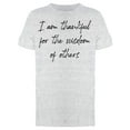 thumbnail image 1 of Thankful For Wisdom Of Others Men T-Shirt, Male Small, 1 of 4