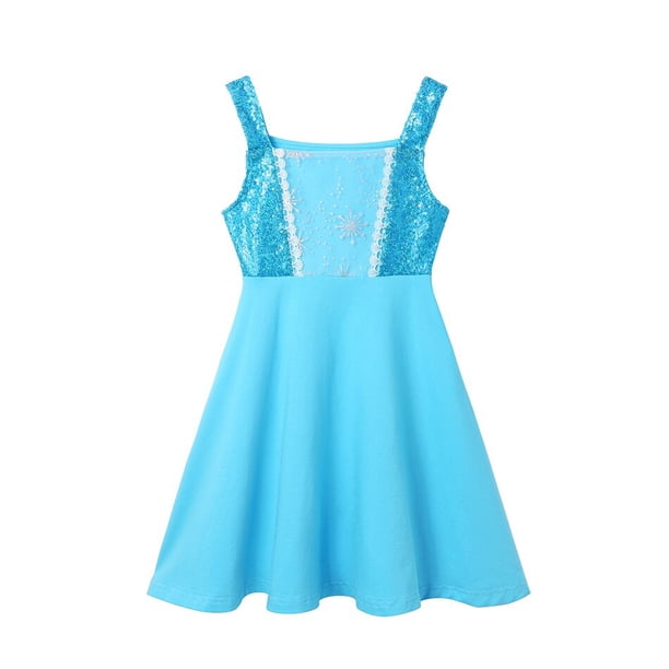 Disney-vestido de la Sirenita Ariel para niña, Cosplay de Frozen, fiesta de cumpleaños, disfraz de algodón, ropa de Carnaval Fivean unisex