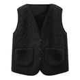 thumbnail image 7 of Asgosdo Fleece Vest for Girls Button Down V Neck Sleeveless Causal Trendy Fall Jacket with Pockets Size 5-13Y, 7 of 7