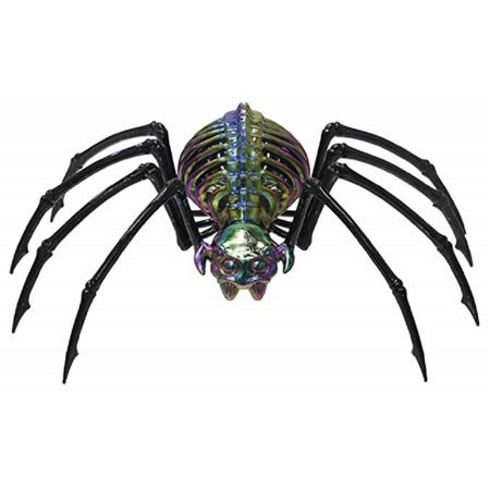 Spider Slick Black Oil Slick Skeleton Spider Decoration Halloween Horror Haunted ...