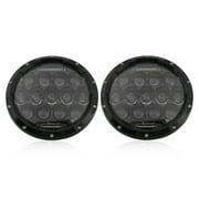 CNMODLE Refitted Lamps Waterproof External Lights 2X7 Inch Round 150W Total Sealed Beam Led Headlights 97-16 For Jeep JK TJ