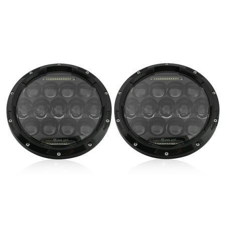 CNMODLE Refitted Lamps Waterproof External Lights 2X7 Inch Round 150W Total Sealed Beam Led Headlights 97-16 For Jeep JK TJ